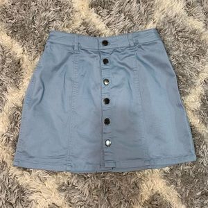 forever 21 button up skirt!